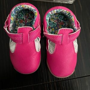Carter's Pink and White Baby Walker Shoes